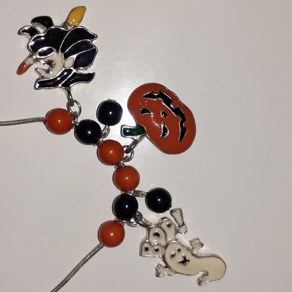 BOO!!   HALLOWEEN Necklace & Earrings SET! - Picture 6 of 12